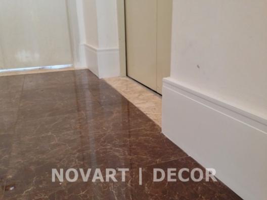 Rodapé 15 cm branco Santa Luzia