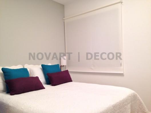 Cortina rolô para quarto de casal