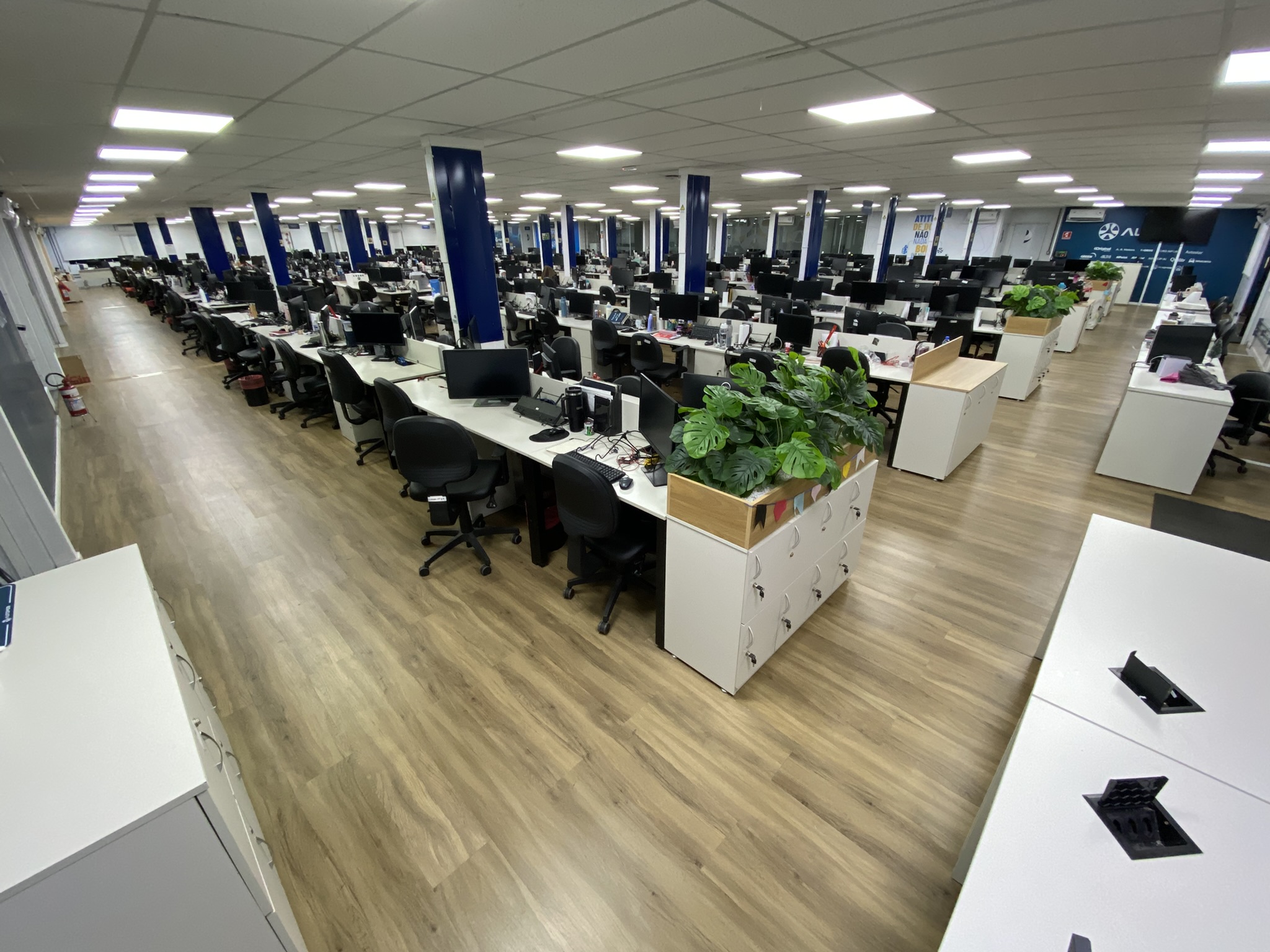 Piso vinílico para ambiente corporativo
